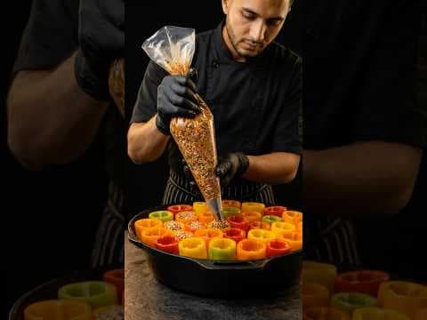Stuffed Peppers Recipe: ASMR Cooking with Cheesy Goodness