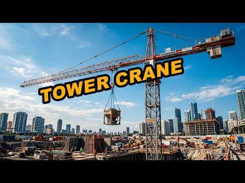 How Tower Cranes Lift Entire Buildings Piece by Piece