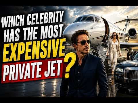 Discover the Top 10 Most Expensive Celebrity Private Jets