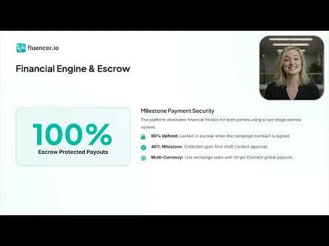 WeFluencer Platform Pitch Deck & Product Presentation